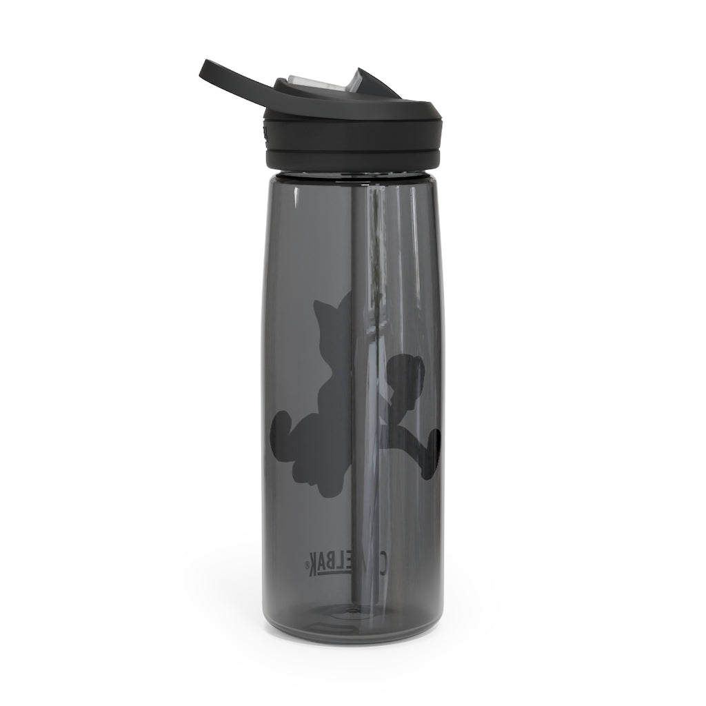 Megatare CamelBak Eddy® Water Bottle in 20oz and 25oz sizes, showcasing its robust design and spill-proof valve.